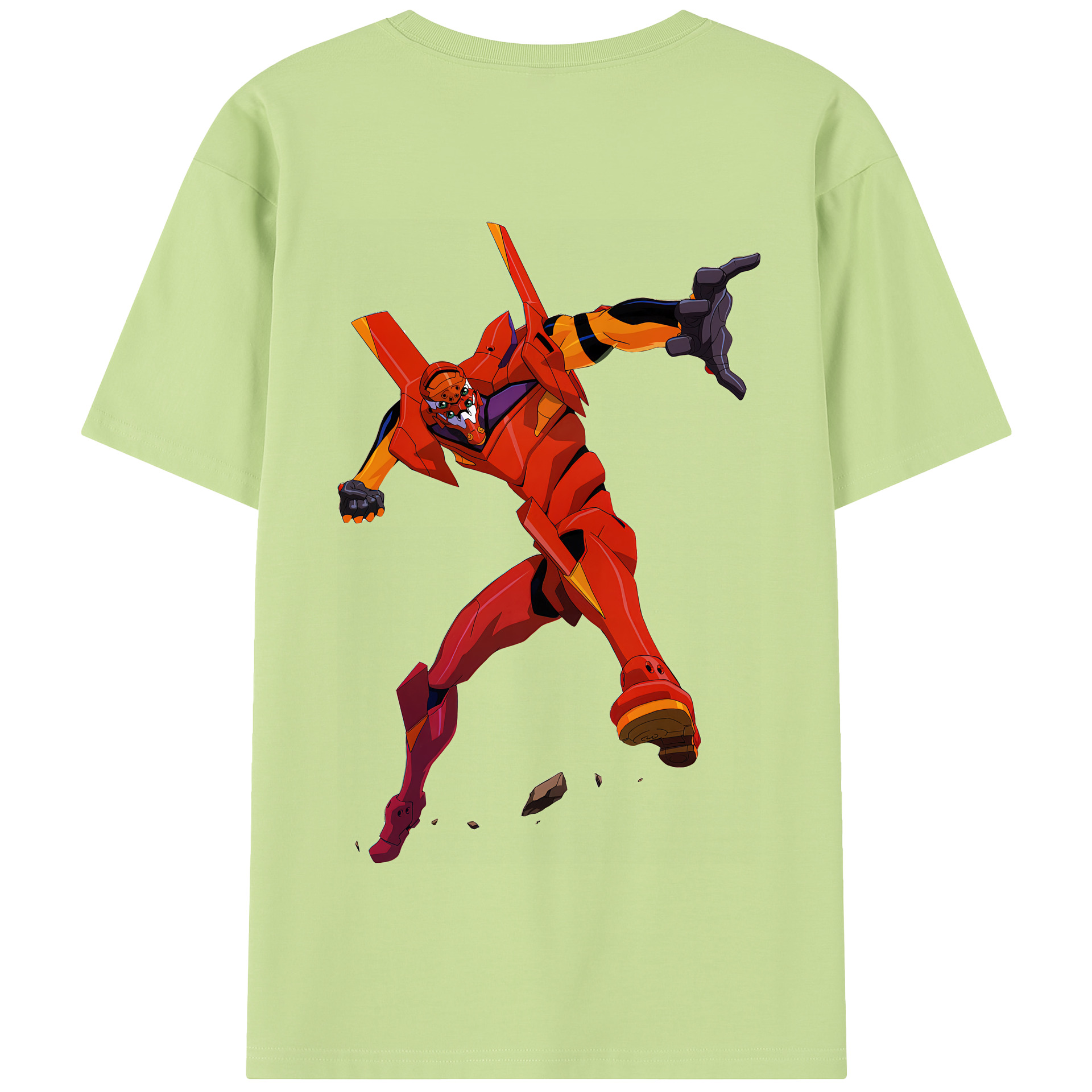 （画像用） EVA 新世紀エヴァンゲリオン 綿100％半袖Tシャツ（背面プリント）